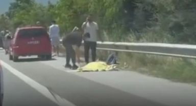 Kaza yapan motosiklet sürücüsü hayatını kaybetti