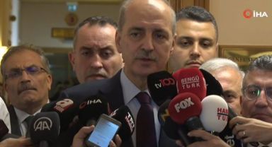 Numan Kurtulmuş, TBMM Başkanlık başvurusu için dilekçesini verdi