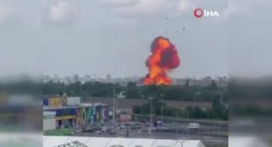 Rusya'nın Voronej kentindeki akaryakıt deposunda patlama