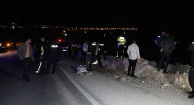 Şarampole uçan motosiklet sürücüsü hayatını kaybetti