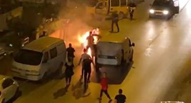 Sevgilisiyle tartışan şahıs kendini yaktı!