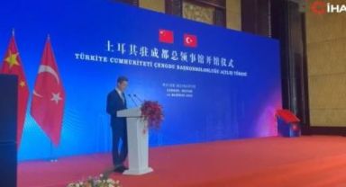 Türkiye'nin Chengdu Başkonsolosluğu açıldı