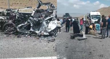 Askeri araçla otomobil çarpıştı: Çok sayıda yaralı var
