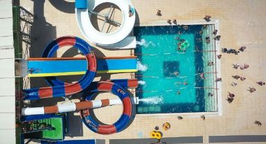 Bergama Belediyesi Aquapark hizmette