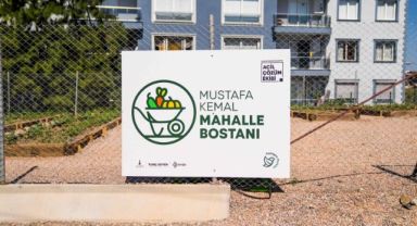 Buca’nın Mustafa Kemal Mahallesi’nde Mahalle Bostanı açıldı