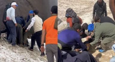 Cilo buzullarına düşen dağcıların kurtarıldı