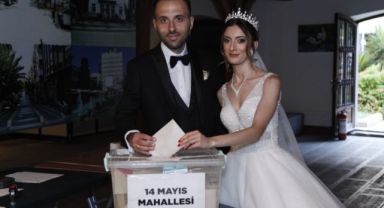 Gelin ve damadın oy kullanmaları delege seçimlerinin ikinci gününe damga vurdu