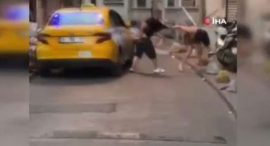 Kadın müşteriyi darp eden taksici yakalandı