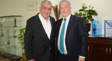 Serter’den İzmir esnafının yeni başkanına tebrik ziyareti