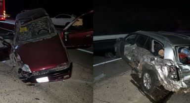Sollamak isterken arkadan çarptı: 1 ölü 7 yaralı!