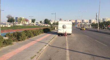 Tehlikeli karavan noktası… 1 aydır bu halde!