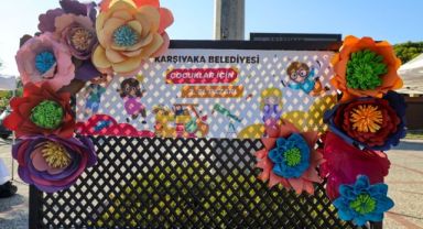 Karşıyaka'da çocuklar için 2. el pazarı açıldı