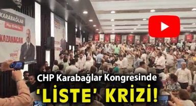 CHP Karabağlar Kongresinde 'liste' krizi!