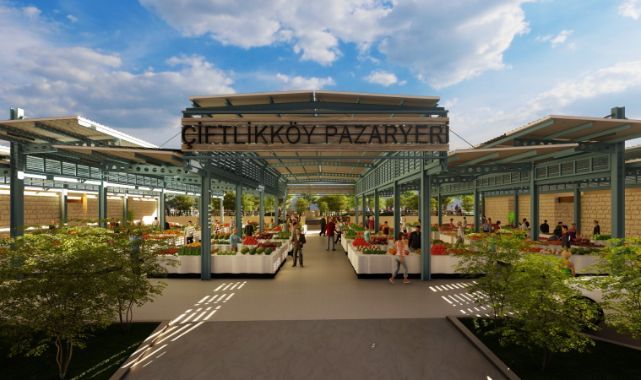 Çiftlikköy'e iki büyük yatırım daha; Kapalı Pazar yeri ve Masal Evi!