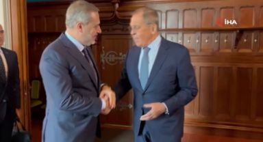 Dışişleri Bakanı Fidan, Rus mevkidaşı Lavrov ile bir araya geldi