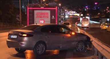 E-5’te 2 araç ve 1 motosiklet kazaya karıştı: 1 ölü
