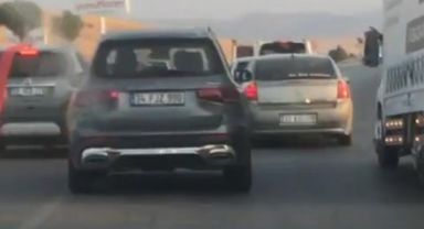 Eğlence adı altında yapılan trafik magandalığı amatör kamerada