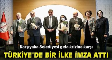 Karşıyaka Belediyesi gıda krizine karşı Türkiye'de bir ilke imza attı