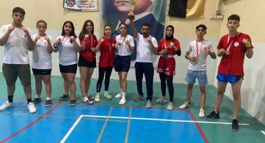 Kick Boks’ta Bayraklı farkı: 7 madalya ile döndüler!