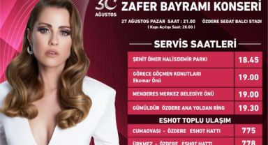 Menderes Zafer coşkusunu Derya Uluğ ile kutlayacak