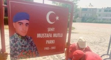 Şehit Mustafa Mutlu'nun adı Menderes'te yaşayacak