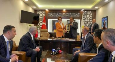 Akşener'den İl Başkanlığı'na ziyaret… 'Elif' sözü verdi!