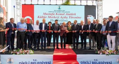 Dikili’de görkemli kültür merkezi açılışı