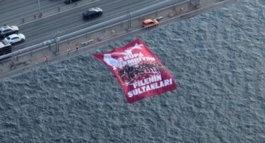 Filenin Sultanları’nın bayrağı, Boğaz’daki köprülere asıldı
