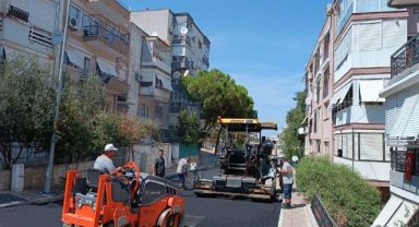 Karabağlar'da asfalt çalışmaları hız kesmedi