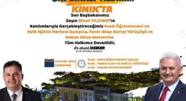 Kınık Hasat Festivali kapanış gününde son Başbakanı ağırlıyor