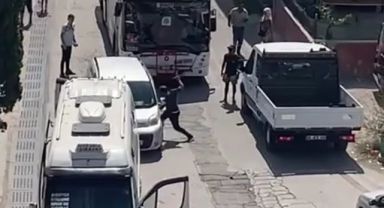 Minibüs şoförü tartıştığı sürücüyü böyle bıçakladı