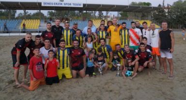 Plaj futbolunun şampiyonu Seferihisar Cittaslow