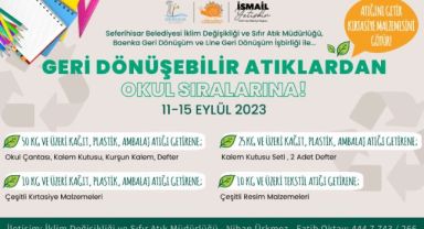  Seferihisar’da “Sıfır Atık” seferberliği