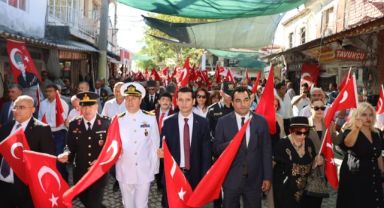 Urla’nın kurtuluşunun 101.yılı coşkuyla kutlandı