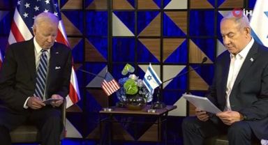 Biden, Netanyahu ile görüştü