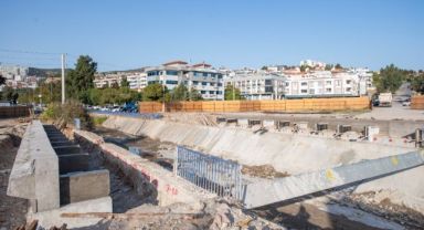 Çiğli trafiğini rahatlatacak köprüde sona doğru