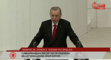 Cumhurbaşkanı Erdoğan'dan yeni Anayasa çağrısı