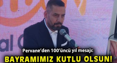 Pervane’den 100’üncü yıl mesajı: Bayramımız kutlu olsun!