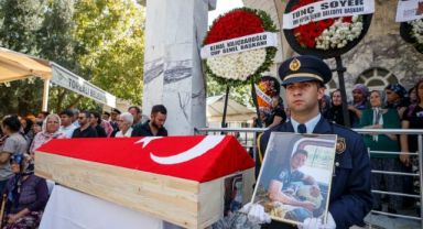 Şehit itfaiyeci Fahrican Yavaş'a duygusal veda