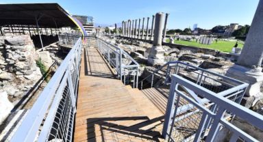 Turistler, Agora Ören Yeri’ndeki tarihe yakından tanıklık edecek