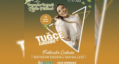 2.Bayındır Ergenli Zeytin Festivali 19 Kasım’da yapılıyor