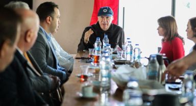 Başkan Engin muhtarlarla ortak akıl toplantısında bir araya geldi