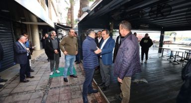 Batur'dan kordon esnafına afet desteği!
