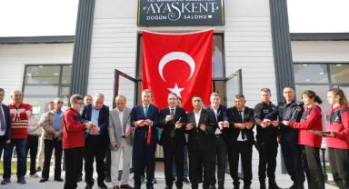 Bergama Belediyesi Ayaskent Düğün Salonu açıldı