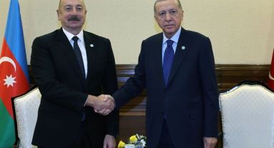 Cumhurbaşkanı Erdoğan, Aliyev ile görüştü