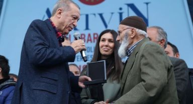 Cumhurbaşkanı Erdoğan Binali dedeye doğalgaz sözünü tuttu