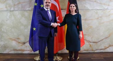 Dışişleri Bakanı Fidan, Alman mevkidaşı Baerbock ile bir araya geldi