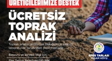 Efes Selçuk'ta üreticiye önemli destek!