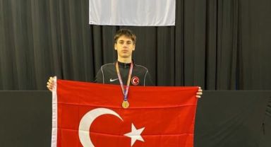 Genç sporcu taekwondoda Balkan Şampiyonu oldu