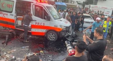 İsrail’in ambulans saldırısında 15, okul saldırısında 20 can kaybı